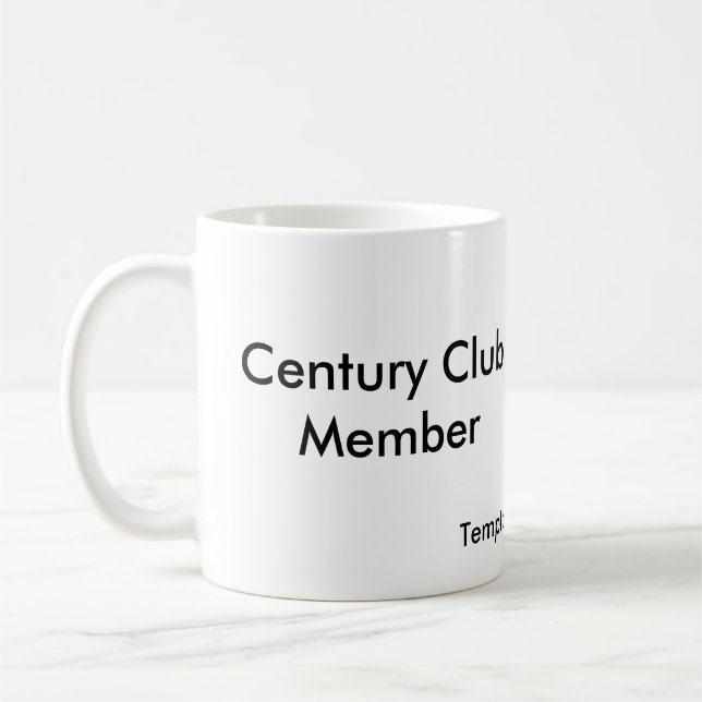 Century Club Member Coffee Mug (Left)