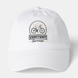 Century Survivor Cycling 100 Miles Bicycle Race Hat