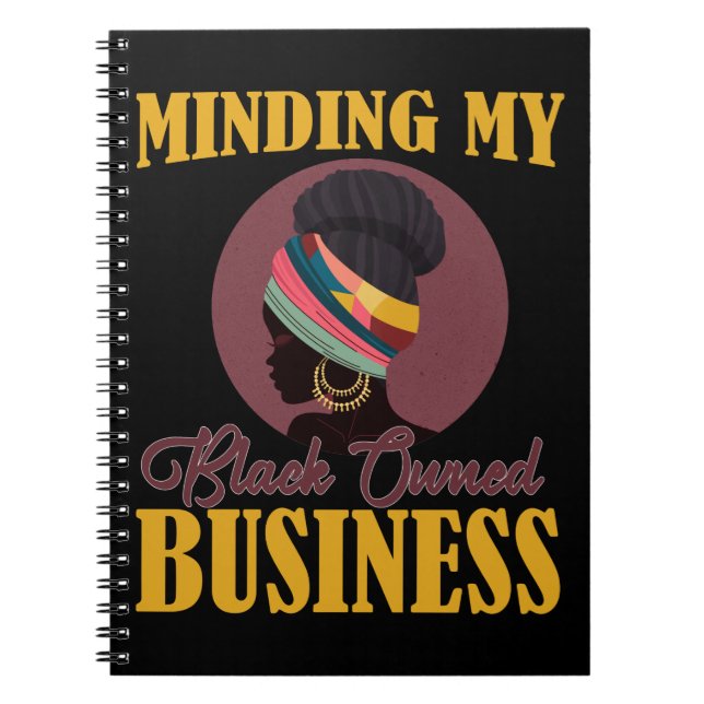 CEO African AMERICAN Small Business Notebook (Front)
