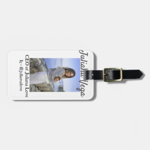 CEO business owner girl boss Instagram handle Luggage Tag