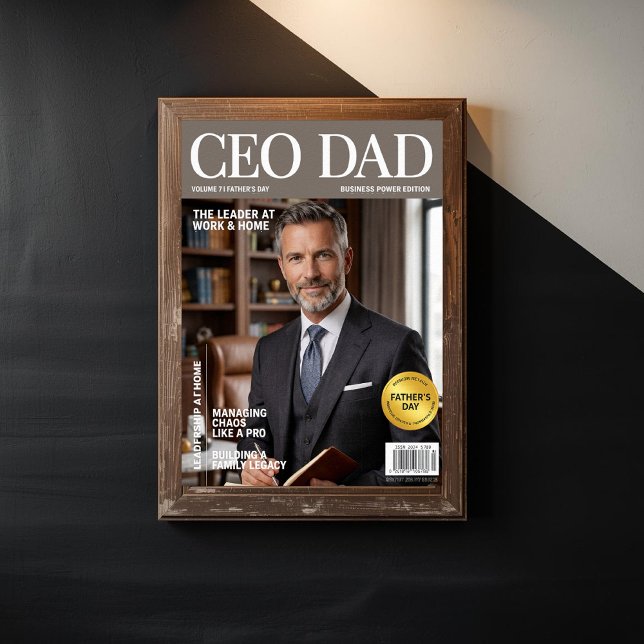 CEO Dad Personalized Father’s Day Poster (Creator Uploaded)