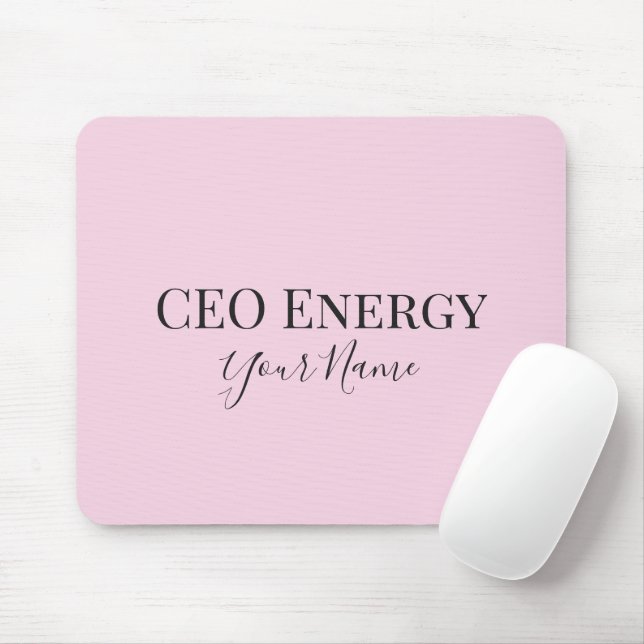 CEO Energy Personalized Mouse Pad – Feminine CEO  (With Mouse)
