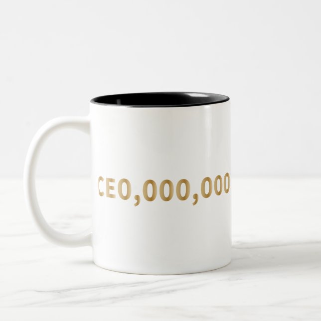 CEO gift Two-Tone Coffee Mug (Left)