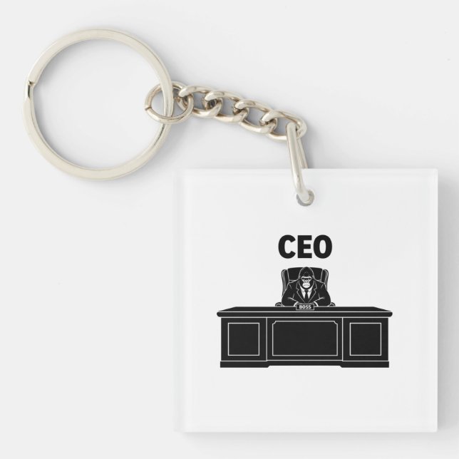 CEO Gorilla Keychain (Front)