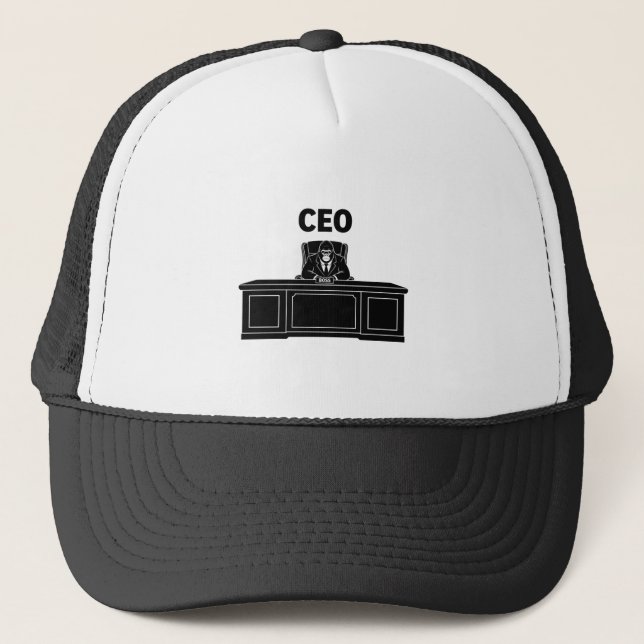 CEO Gorilla Trucker Hat (Front)