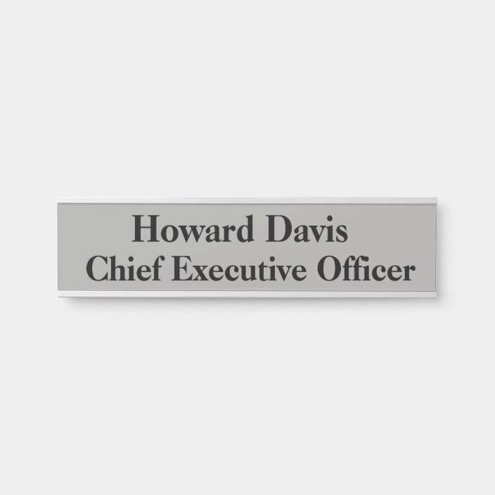 CEO Hanging Door Sign Name Plate | Zazzle.com