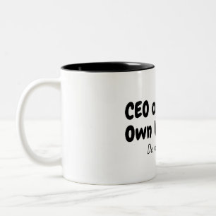 CEO Mug , introvert feelings .