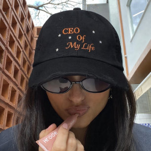 CEO of My Life Embroidered Motivational Baseball Cap