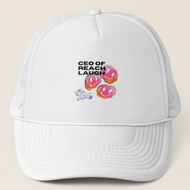 CEO of Reach Laugh Hat – Bold Boss Cap (Front)