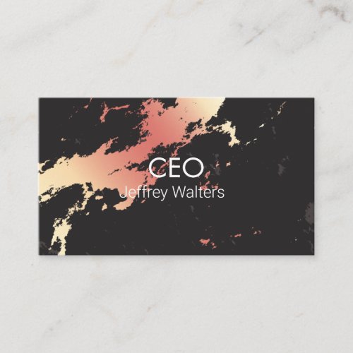 CEO  Professional Business Card