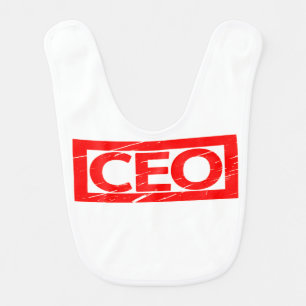 CEO Stamp Baby Bib