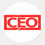 CEO Stamp Classic Round Sticker