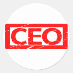 CEO Stamp Classic Round Sticker