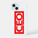 CEO Stamp iPhone 15 Case