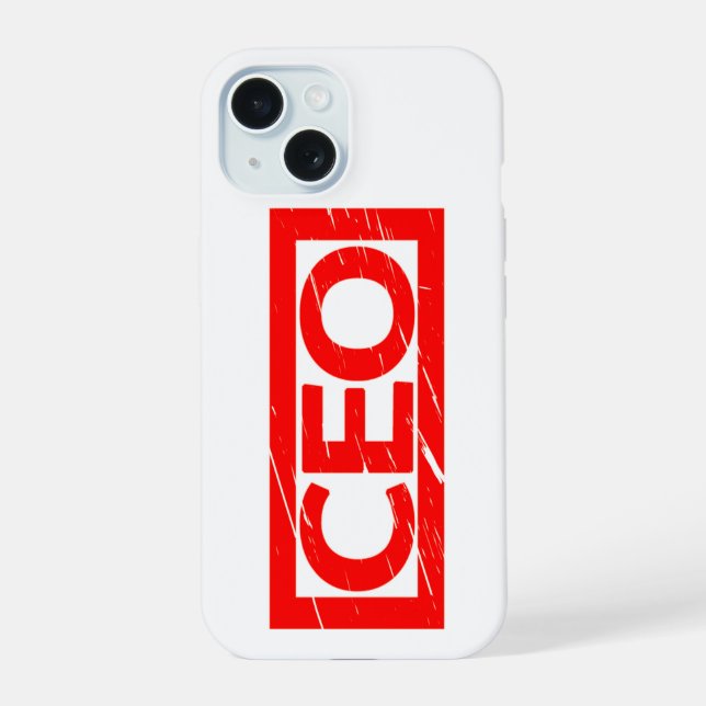 CEO Stamp Iphone Case (Back)
