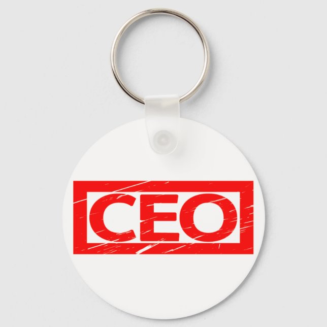 CEO Stamp Keychain (Front)