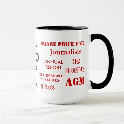 CEO Swear Words Funny Annoying CEO Terms Gift Mug