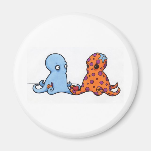 cephalopod <3 magnet (Front)