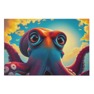 Cephalopod Faux Canvas Print