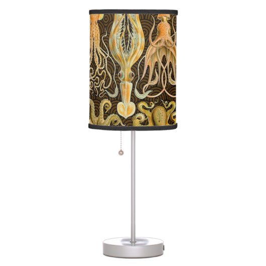 Cephalopod Octopus Squid Marine Nature Table Lamp (Right)