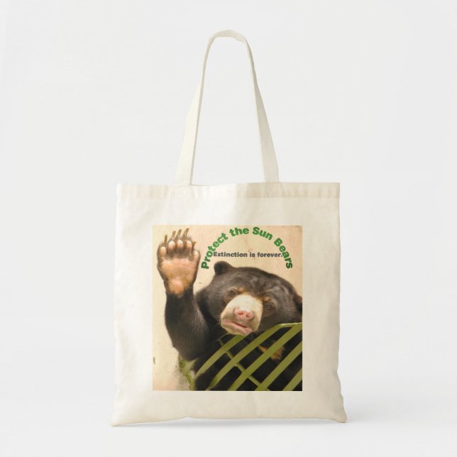 CERAH PROTECT THE SUN BEARS TOTE BAG (Front)