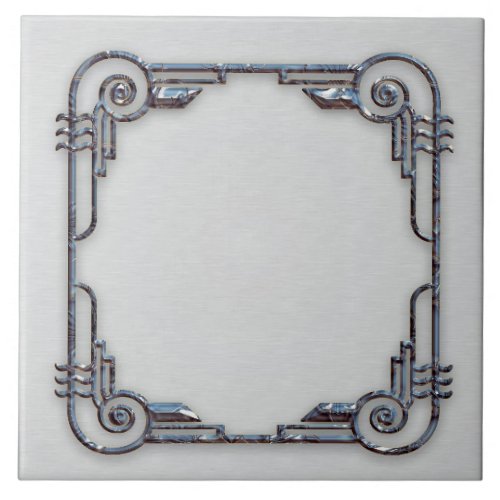 Ceramic Art Deco Frame Tile Ceramic Tile