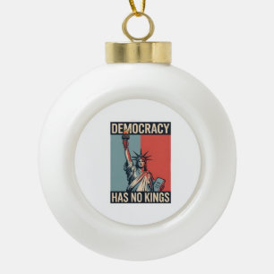 CERAMIC BALL CHRISTMAS ORNAMENT