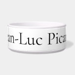 Ceramic Bowl For Your Pet<br><div class="desc">Our ceramic bowl for your pet can be personalized (as shown) and is quite attractive.</div>