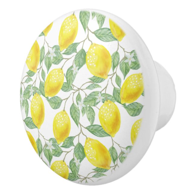 Ceramic Cabinet Knob-Lemons Knob (Right)