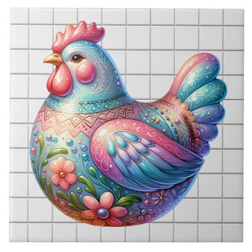 Ceramic Chicken  Ceramic Tile