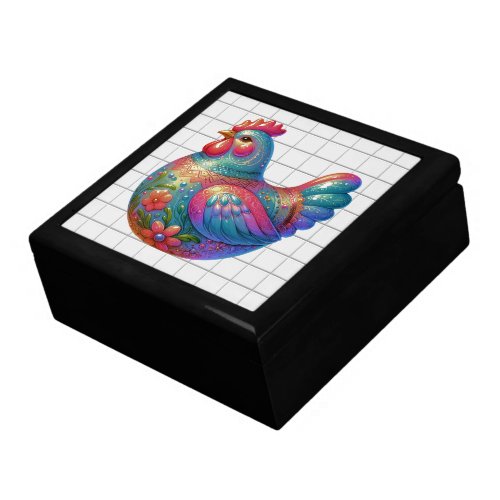 Ceramic Chicken  Gift Box
