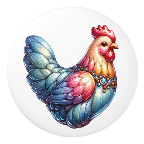 Ceramic Chicken Theme  Ceramic Knob