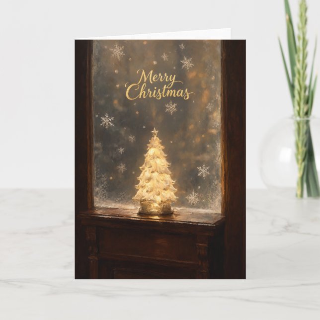 Ceramic Christmas Tree Card (Front)