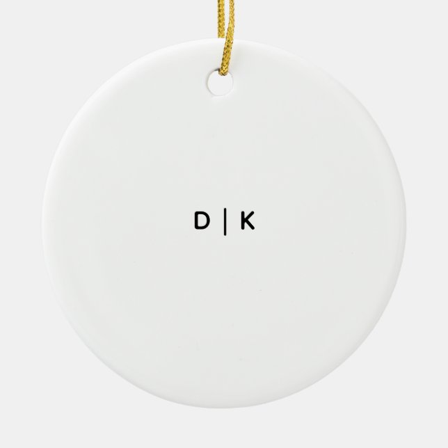 Ceramic Circle Ornament (Front)