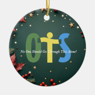 Ceramic Circle Ornament