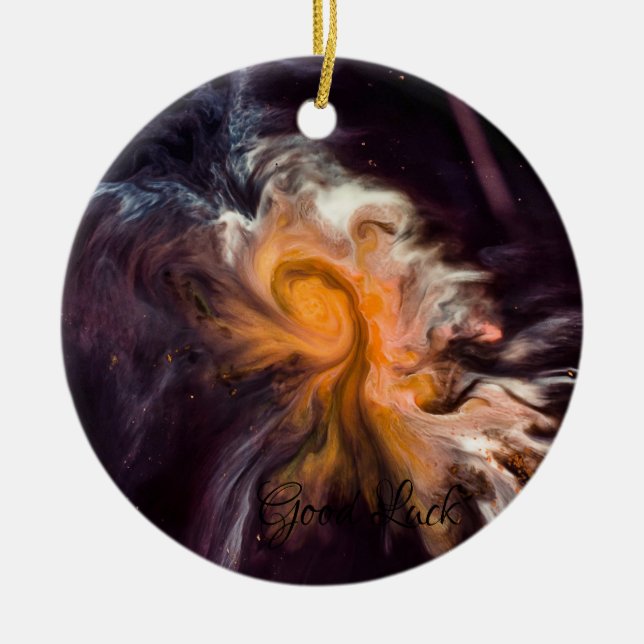 Ceramic Circle Ornament (Front)