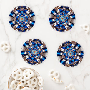 Ceramic coasters with Argentinian Colors