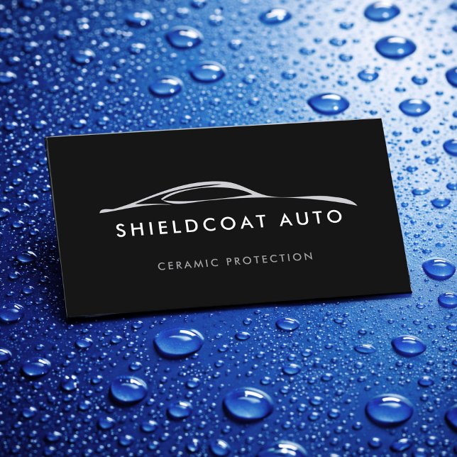 Ceramic Coating Auto Detailing Business Card (Creator Uploaded)