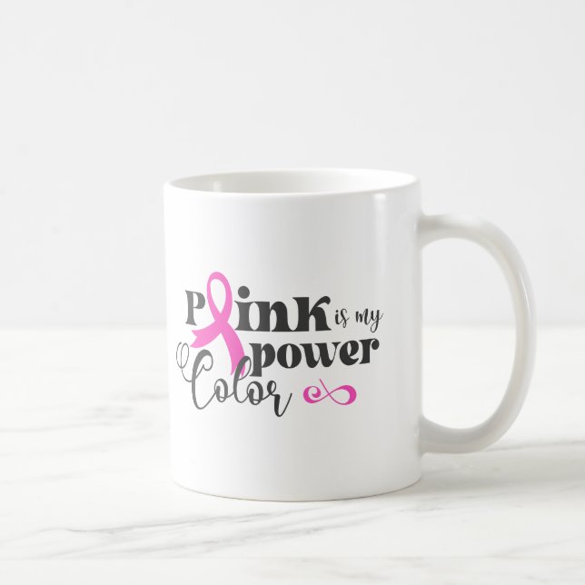 Ceramic Coffee Mug-Breast Cancer Mug (Right)