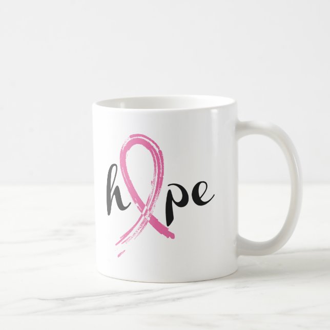 Ceramic Coffee Mug-Breast Cancer Mug (Right)