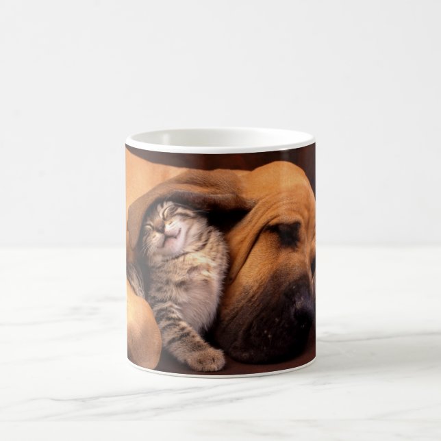 Ceramic Coffee Mug-Dog & Kitten Mug (Center)