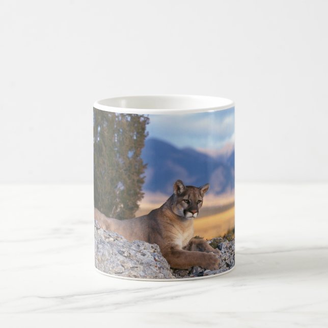 Ceramic Coffee Mug-Mountain Lion Mug (Center)