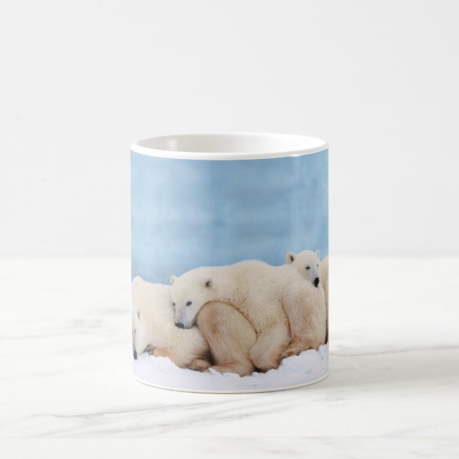 Ceramic Coffee Mug-Polar Bears Mug (Center)