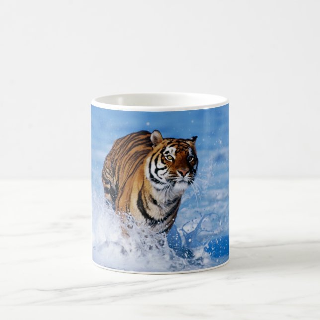 Ceramic Coffee Mug-Tiger Coffee Mug (Center)