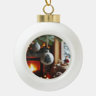 Ceramic Flashlight - Magic Christmas Ball Ceramic Ball Christmas Ornament