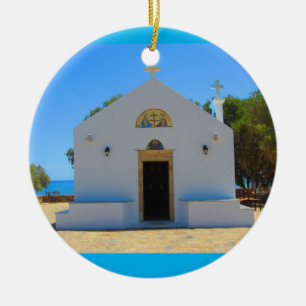 Ceramic Greek Orthodox Church Ornament