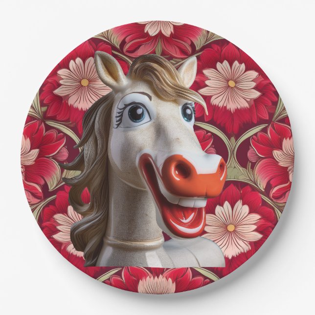 Ceramic Horse Paper Plate (Front)