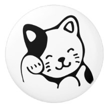 Ceramic Knob. Cat.