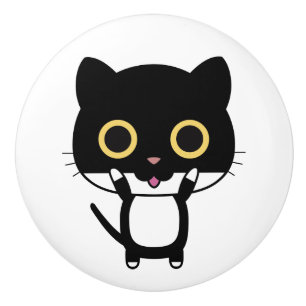 Ceramic Knob. Cat. Knob