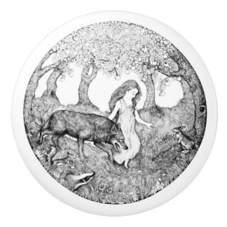 Ceramic Knob design by Rebekah van Kan